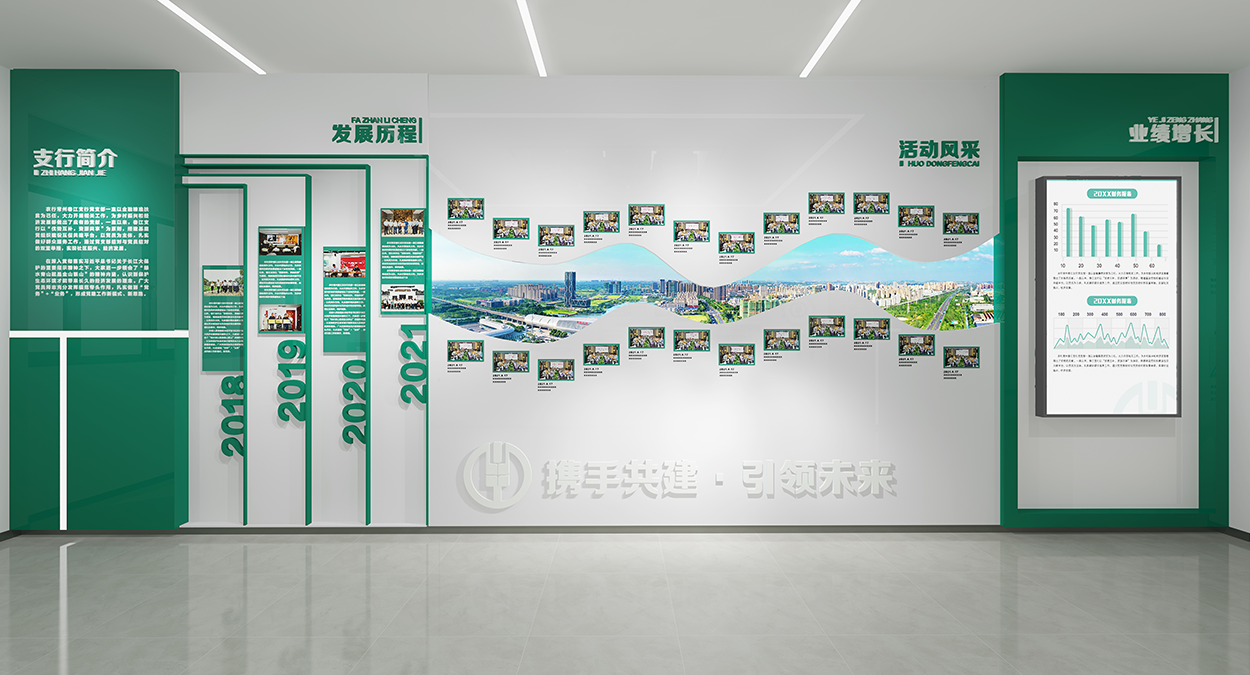 农行党建氛围一体化设计